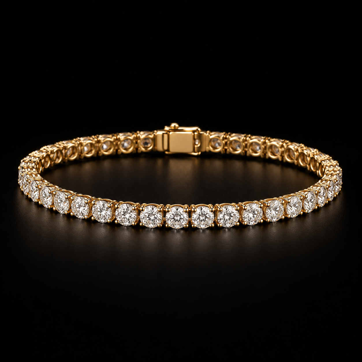 Luminous Diamond Tennis Bracelet