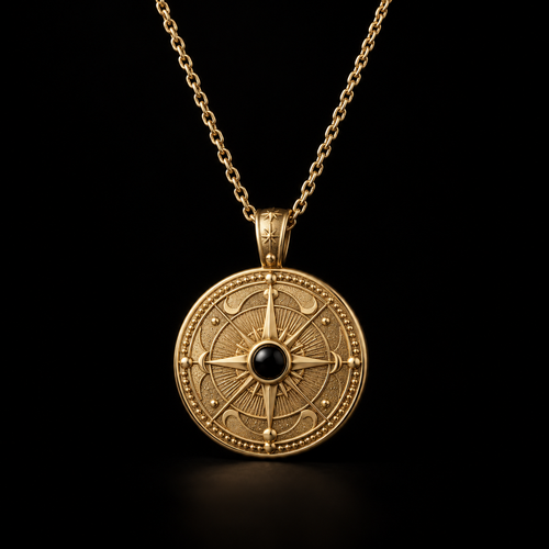 Talisman Celestial Medallion Necklace